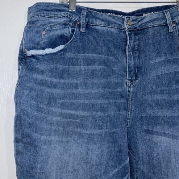 Laurie Felt Daisy Denim Boyfriend Jeans 24W Dark Wash Stretch Cotton Blend Women - Picture 5 of 13